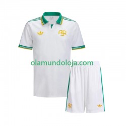 Camisola AS Roma Criança Equipamento Terceiro 2025-2026 Manga Curta